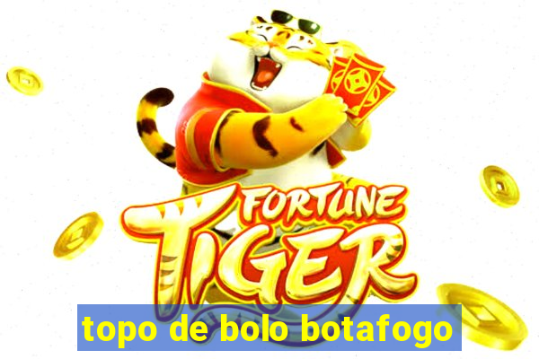 topo de bolo botafogo